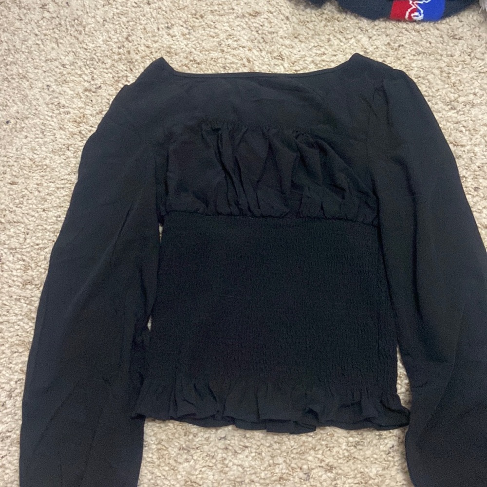 Black long sleeve women’s size small top